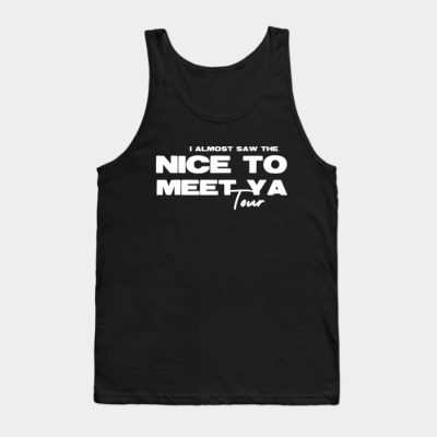 Almost Saw Nice To Meet Ya Tour On Black Tank Top Official Niall Horan Merch