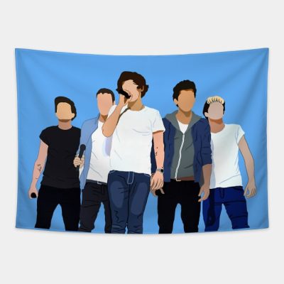 One Direction Live Artwork Mode Shillouette Tapestry Official Niall Horan Merch