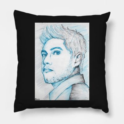 Niall Horan Ball Pen Drawing Throw Pillow Official Niall Horan Merch