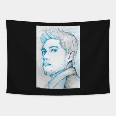 Niall Horan Ball Pen Drawing Tapestry Official Niall Horan Merch