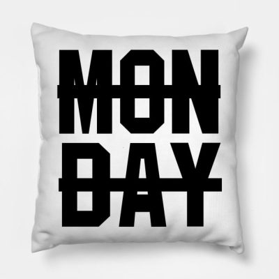 Niall Horan Tee Monday Throw Pillow Official Niall Horan Merch