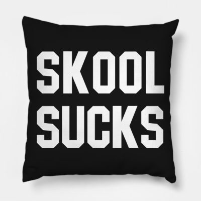 Niall Horan Tee Skool Sucks Throw Pillow Official Niall Horan Merch