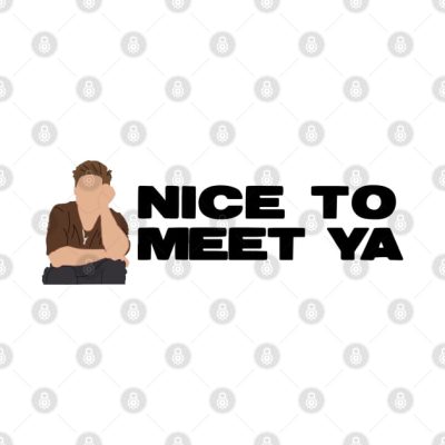 Nice To Meet Ya Throw Pillow Official Niall Horan Merch