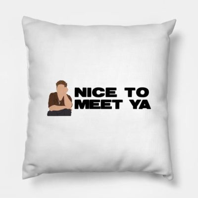 Nice To Meet Ya Throw Pillow Official Niall Horan Merch