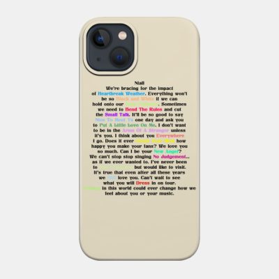 Dear Heartbreak Weather Phone Case Official Niall Horan Merch