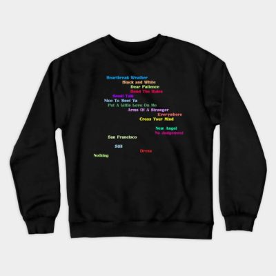 Heartbreak Weather Tracklist Crewneck Sweatshirt Official Niall Horan Merch