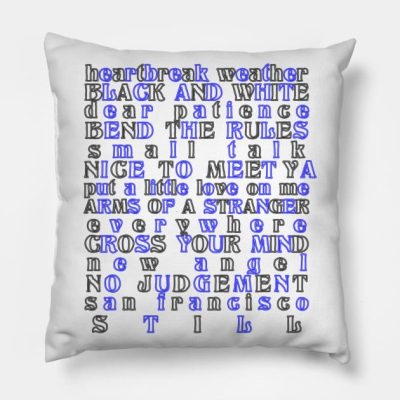 Heartbreak Weather Throw Pillow Official Niall Horan Merch