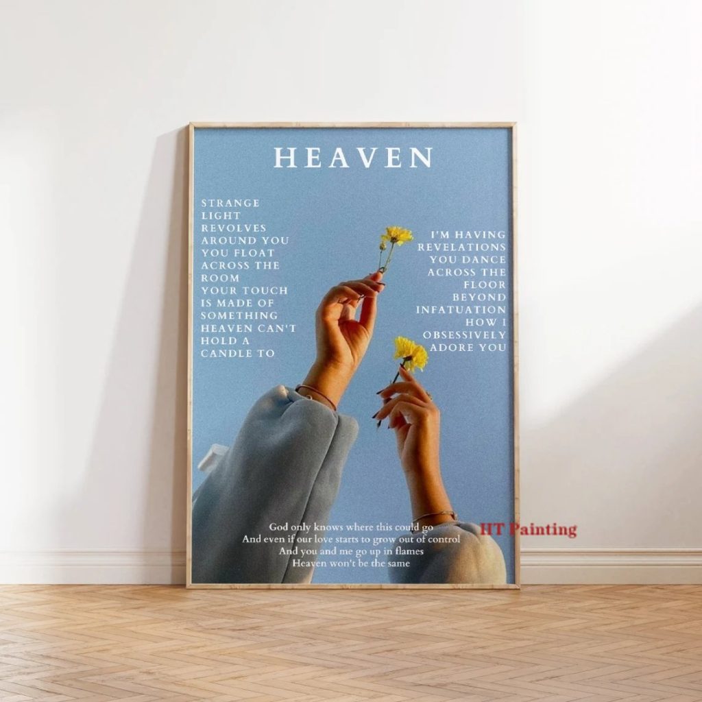 Singer Niall Horan The Show New Music Album Poster Heaven This Town Lyrics Canvas Poster Wall - Niall Horan Shop