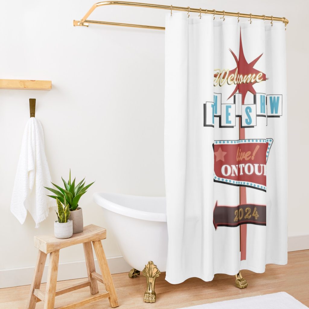 Niall Horan The Show Tour Sticker 2024 One Direction Shower Curtain Official Niall Horan Merch