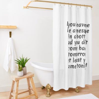 Cross Your Mind - Niall Horan Shower Curtain Official Niall Horan Merch