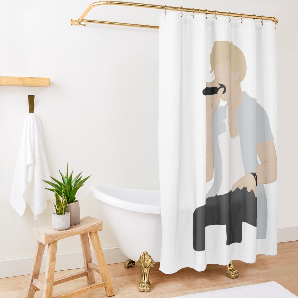 Niall Horan Singing Shower Curtain Official Niall Horan Merch