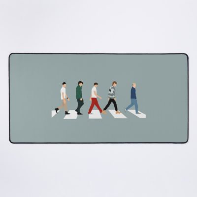 1D Crossing Street Mouse Pad Official Cow Anime Merch