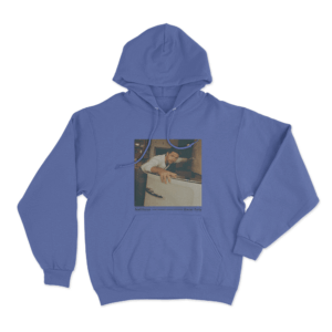 Dinner Party Photo Unisex Hoodie Blue