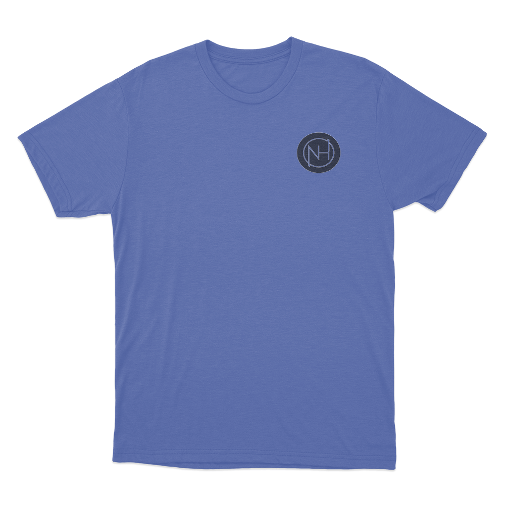 NH Monogram Logo Unisex T Shirt Blue NH Monogram Logo Unisex T Shirt Blue 1