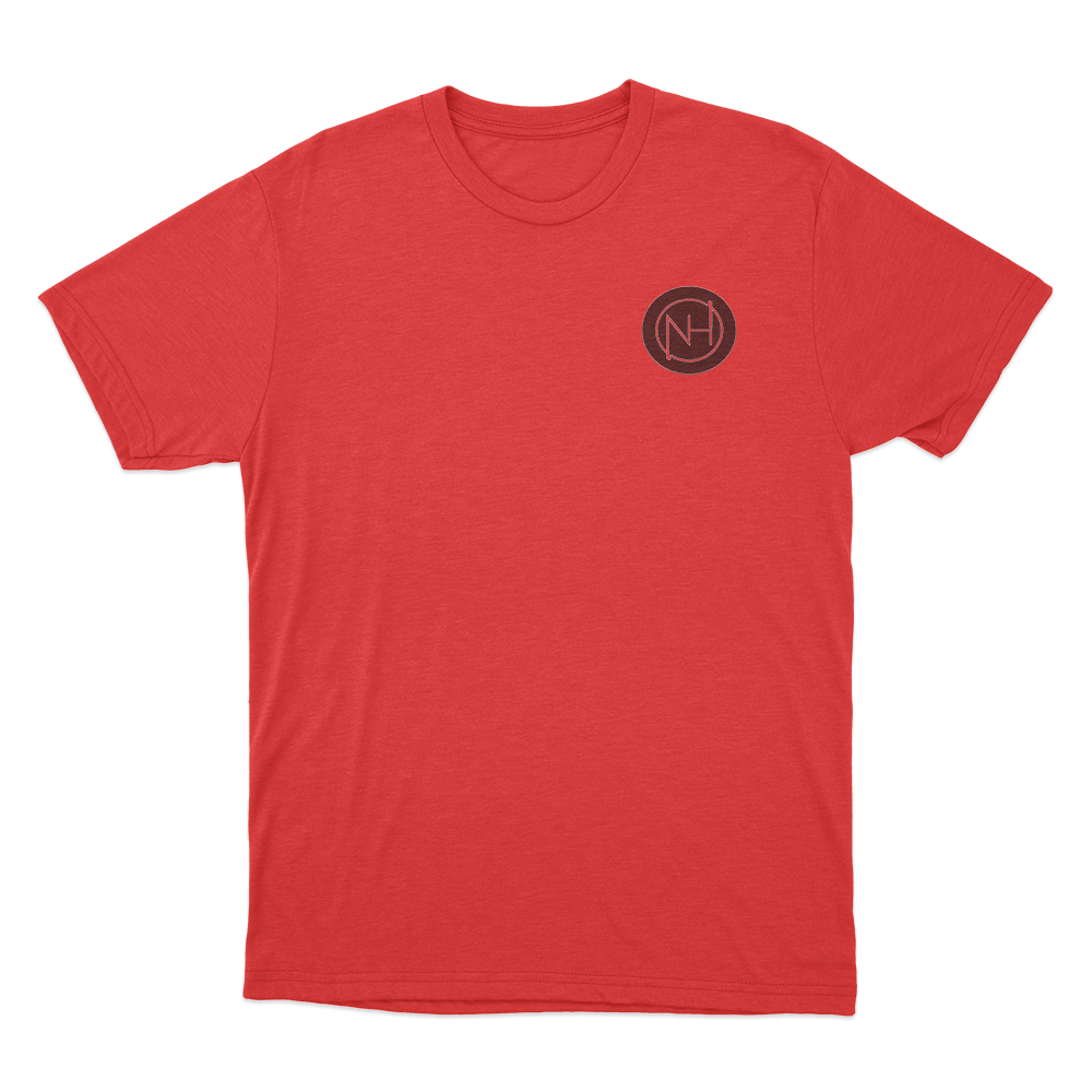 NH Monogram Logo Unisex T Shirt Red NH Monogram Logo Unisex T Shirt Red 1