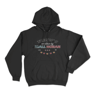 The Show Album Text Unisex Hoodie Black