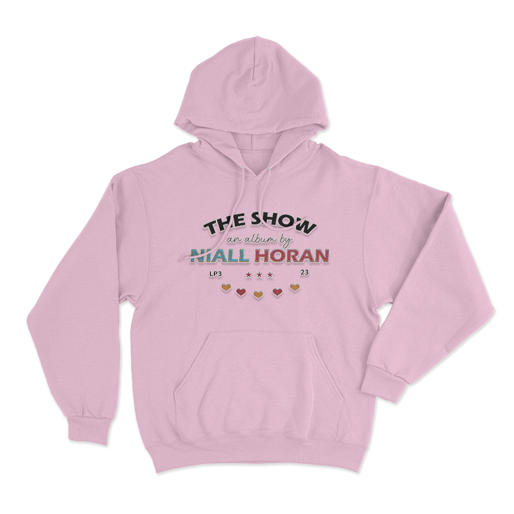 The Show Album Text Unisex Hoodie Pink The Show Album Text Unisex Hoodie Pink