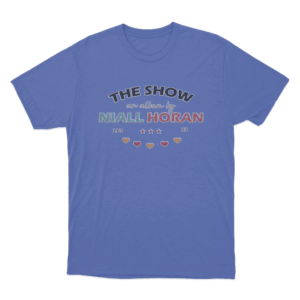 The Show Album Text Unisex T Shirt Blue